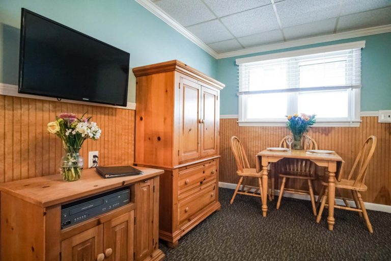 Studio View with dining table